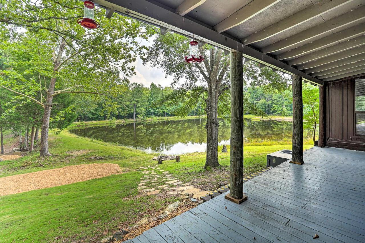 1950S Serenity Pond Cabin With View Peace And Quiet! Talladega Exterior foto